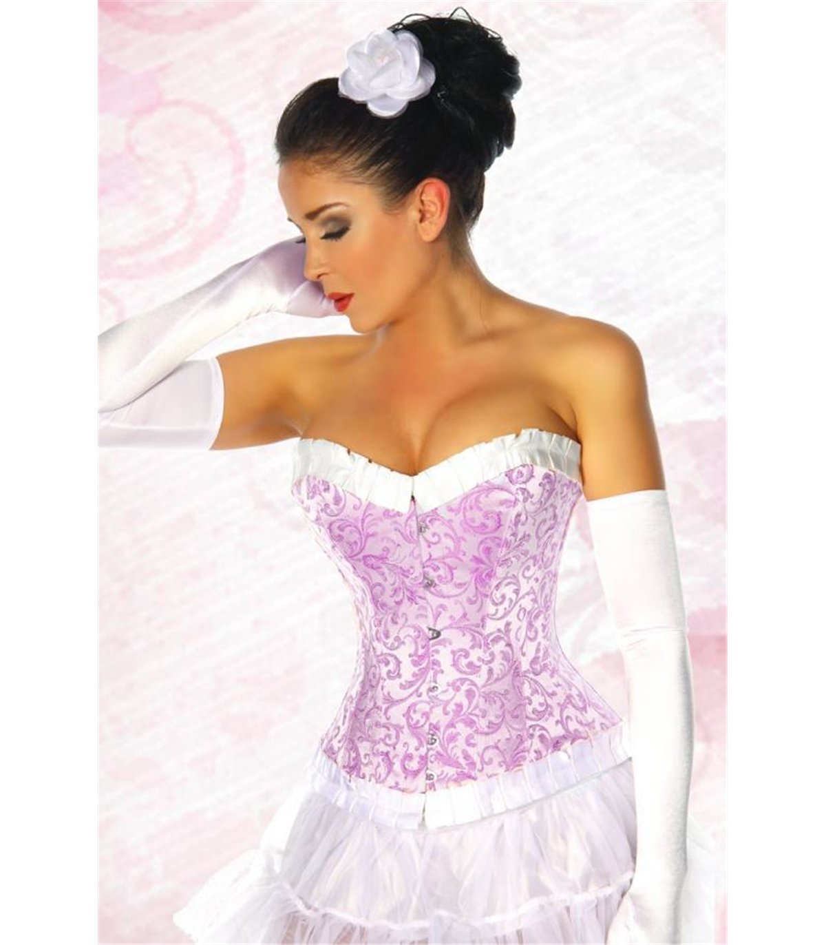 Sexy Brokat Korsett Corsage Corset Online G Nstig Kaufen