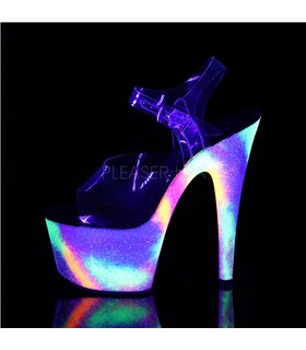 Extreme Heels sowie Fetisch Heels online günstig kaufen Plateau High Heels REVOLVER 708 Matt Schwarz online