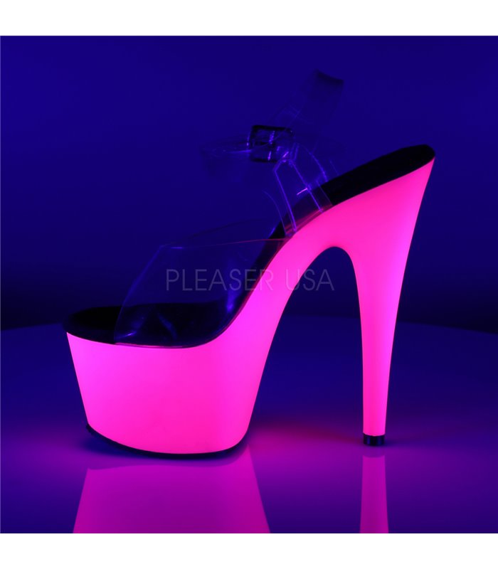 Plateau High Heels ADORE-708UV - Neon Pink