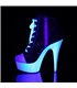 Canvas High Heel Sneakers DELIGHT-600SK-02 - Schwarz