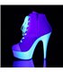 Canvas High Heel Sneakers DELIGHT-600SK-02 - Rosa