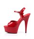 Plateau High Heels DELIGHT-609 - Lack  Rot