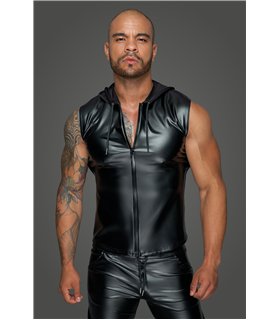 Hooded Shirt with 2-way zipper - 3XL