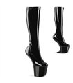 CRAZE-2000 Platform Boots - Black Shiny | Pleaser