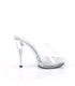 GLORY-501 High Heels Sandalette - Klar/Klar | Fabulicious
