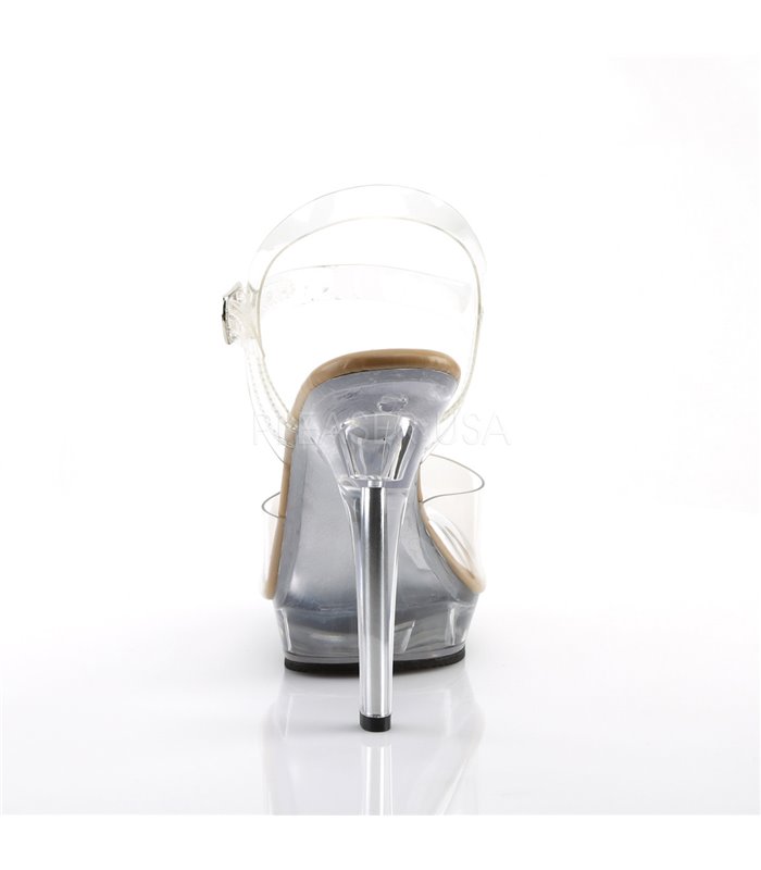 Sandalette LIP-108 - Klar/Tan