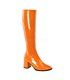 Retro Boots GOGO-300 - Patent orange