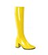Retro Boots GOGO-300 - Patent yellow