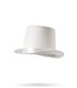 Top hat white Hats & Headdress