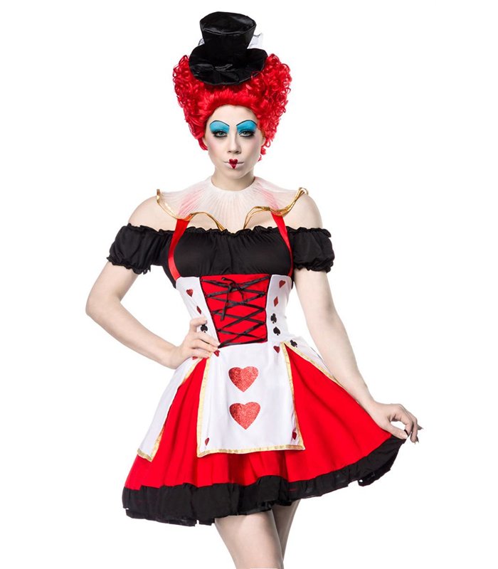 Sexy Red Queen Kostüm Karneval Halloween
