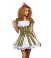 sexy Robin Hood Costume green/white Medieval