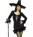 Sexy Hexen-Minikleid Karneval Halloween kaufen