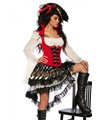 Pirate Costume red/black Pirates