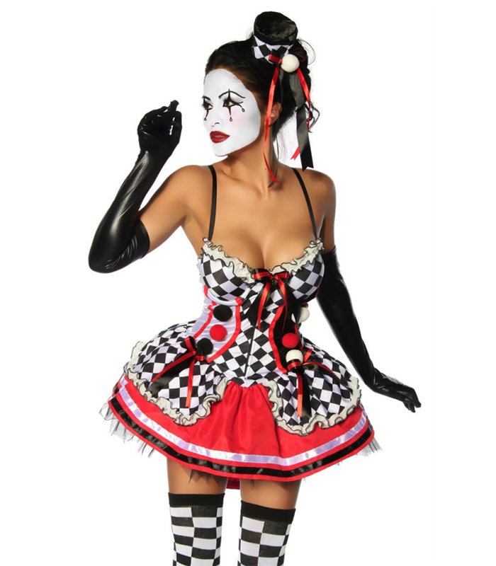 Sexy Harlekinkostüm Karneval Halloween original kaufen