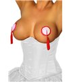 Nipple Patches white/red Nipple Patches