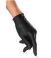 Short Satin Gloves black Gloves