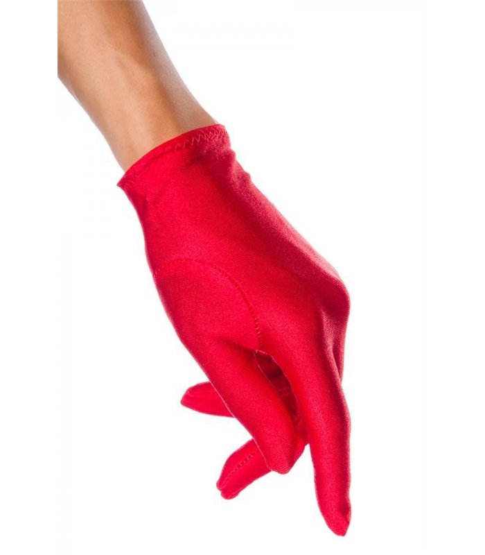 Sexy Satin-Handschuhe kurz - Accessories