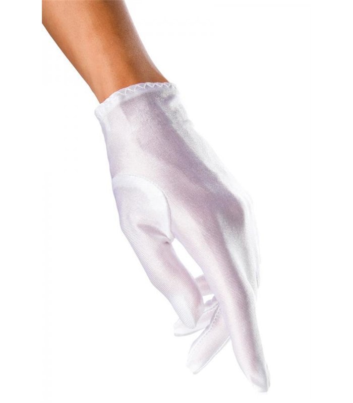 Sexy Satin-Handschuhe kurz - Accessories