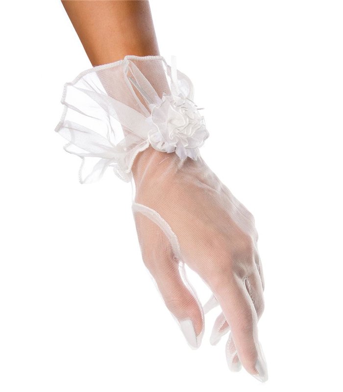 Mesh Gloves white atixo