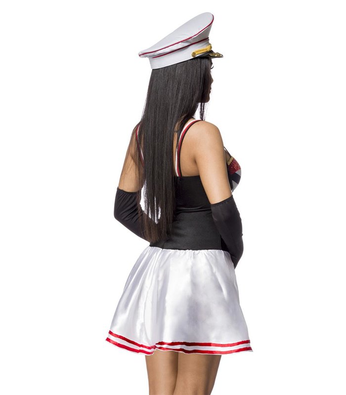 Navy Costume white/black/red Navy