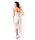Bandage Shape Dress white midi Dresses