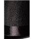 Zylinder mit dekorativem Satinband & eingefasste Krempe schwarz