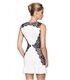 Lace Dress white/black mini Dresses