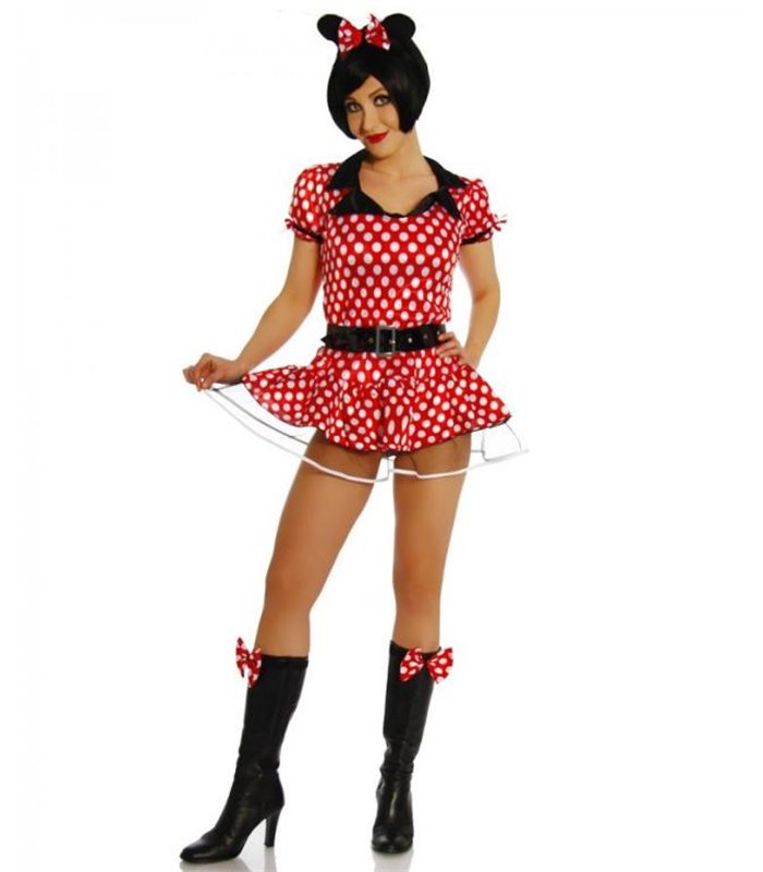 Minnie Mouse Costume red/white Movies & Games