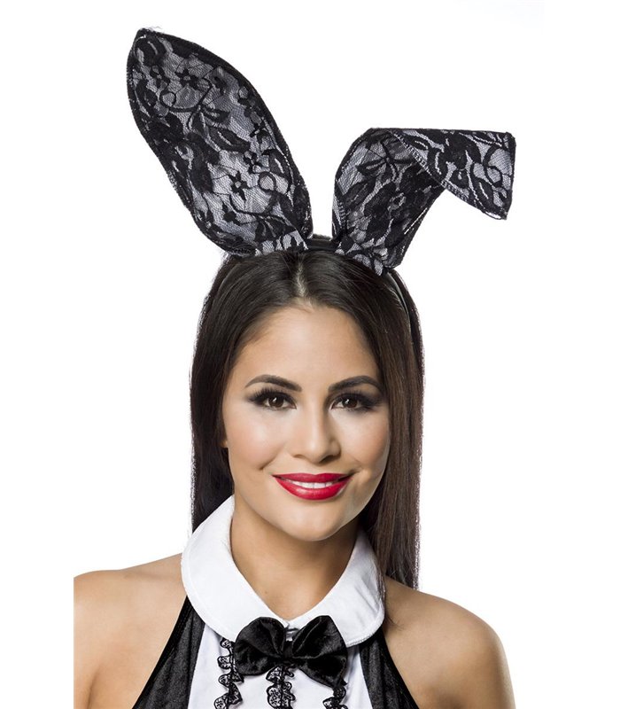 Atixo Bunny-Kostüm schwarz/weiß