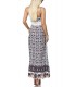 Maxi Dress white/blue Sundresses