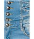 Atixo Jeans-Shorts mit hochgeschnittenem Bund blau - Hosen & Leggings