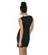 Dress with Sequins black/patterned mini Dresses