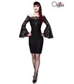 Lace Dress with Pattern Black 90010 | Ocultica