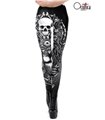 Skull Leggings Black 90511 | Ocultica