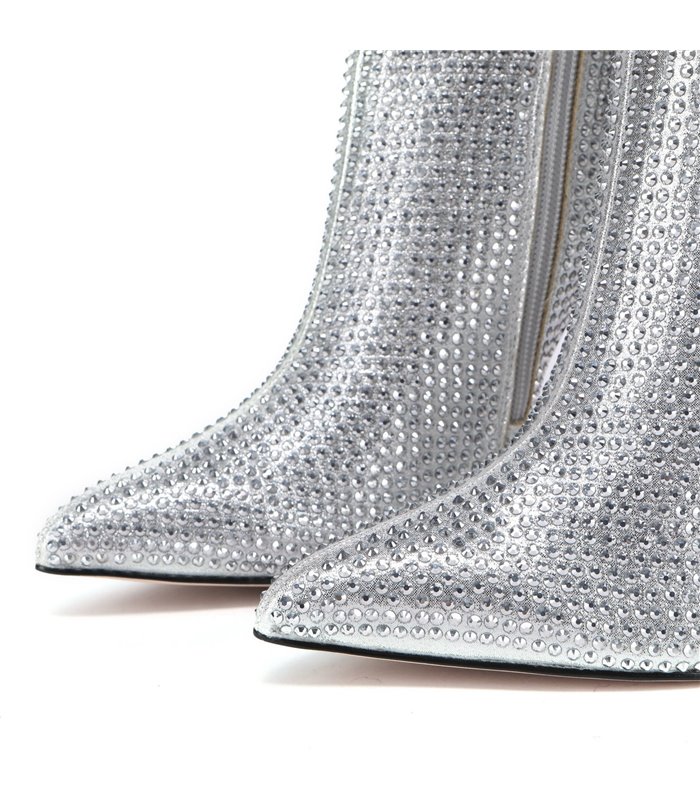 Giaro Stiefel MARBELLA Silber Glitzernd