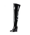 Giaro Overknee Boots EVERSON Black Shiny