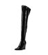 Giaro Overknee Boot EVERSON BLACK SHINY