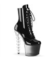 BLISS-1020BC - Platform ankle boot - black with color gradient | Pleaser