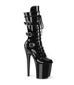 FLAMINGO-1053 - Platform ankle boots - black shiny | Pleaser