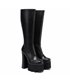 Giaro Plateau Boots COULTER BLACK MATTE