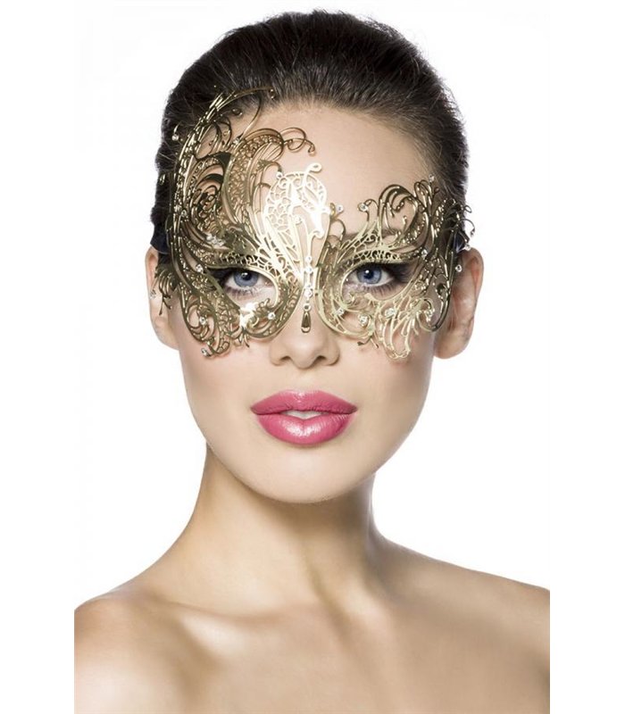 Metal Mask gold Masks & Glasses