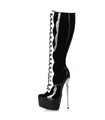 Giaro Boots Fascinate Black White Shiny