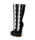 Giaro Boots Fascinate Zwart Wit Lakleer