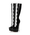 Giaro Boots Fascinate Zwart Wit Lakleer