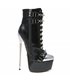 Giaro Evil Plateau Boots Black Shiny