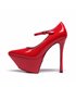 Giaro Plateau Pumps Devotion Rot Lack