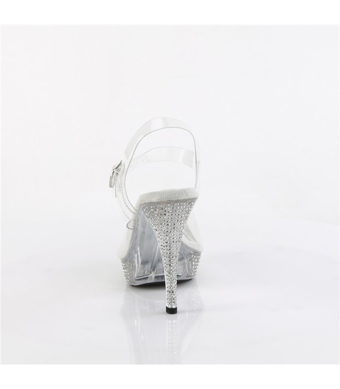 ELEGANT-408 Sandal - PVC transparent | Fabulous