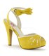 High-Heeled Sandal BETTIE-01 - Yellow