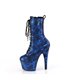 ADORE-1040SPF - Platform Ankle Boots - Blue Shimmering | Pleaser