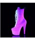 ADORE-1040-IG - Enkellaarsjes met plateauzool - Pink Glitter Glow | Pleaser